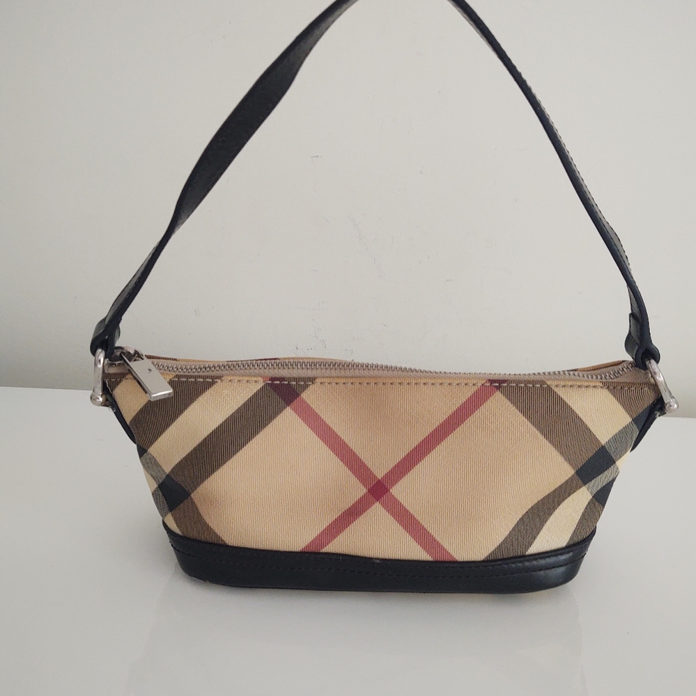 Burberry Nova Check Small Hobo